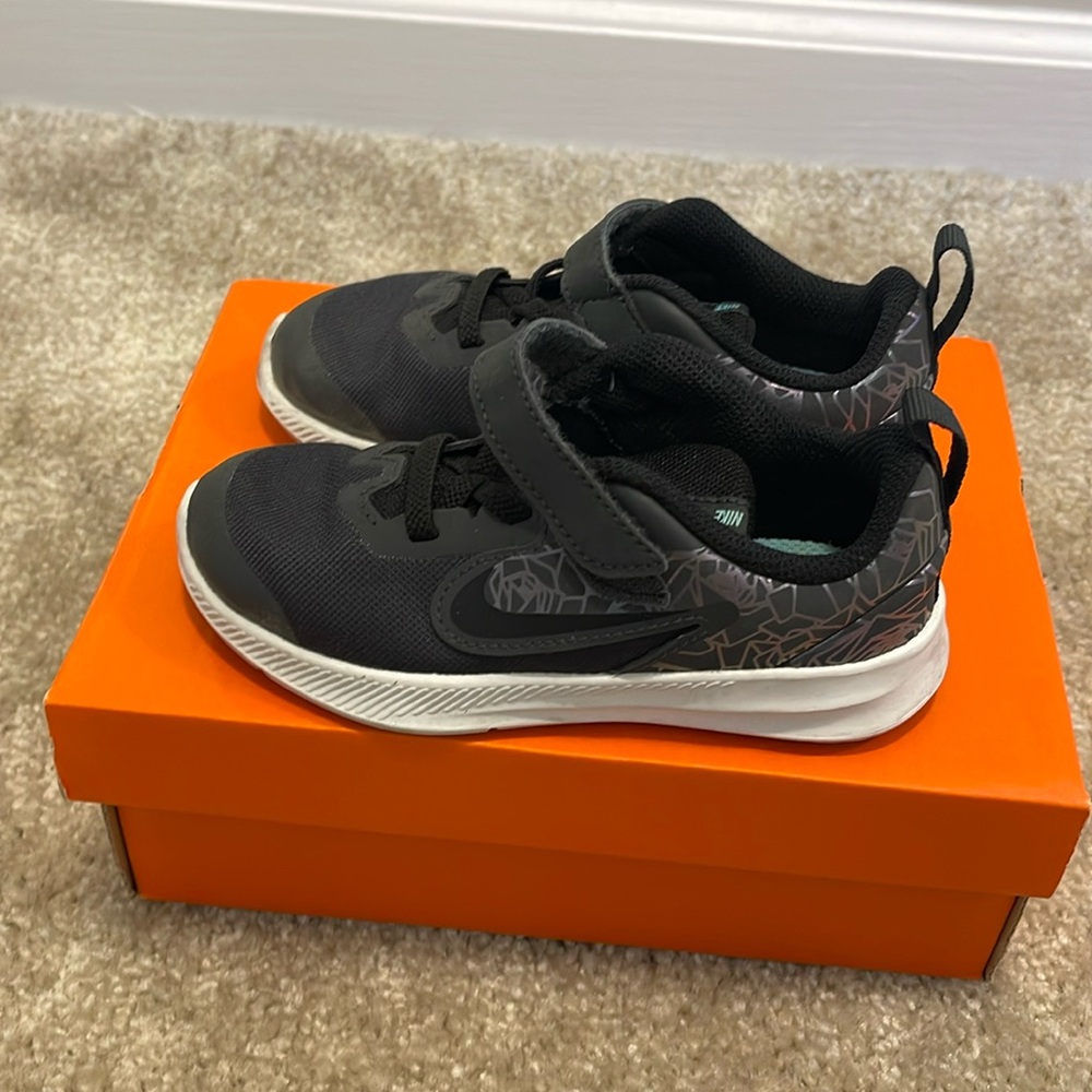 Kid Nike sneakers.